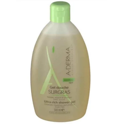 A-Derma Les Indispensables Gel Doccia Surgras 500 ml - Deterge nutre e protegge la pelle secca e fragile di tutta la famiglia