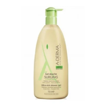 A-Derma Les Indispensables Gel Doccia Surgras 750 ml - Deterge nutre e protegge la pelle secca e fragile di tutta la famiglia