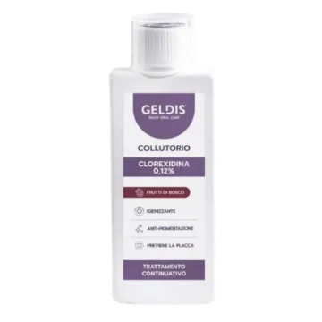 Geldis Collutorio Clorexidina 0,12% Frutti di Bosco 200ml Geldis Collutorio Clorexidina 0,12% Frutti di Bosco 200ml