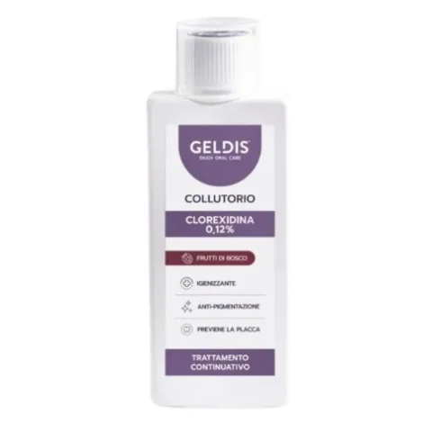 Geldis Collutorio Clorexidina 0,12% Frutti di Bosco 200ml