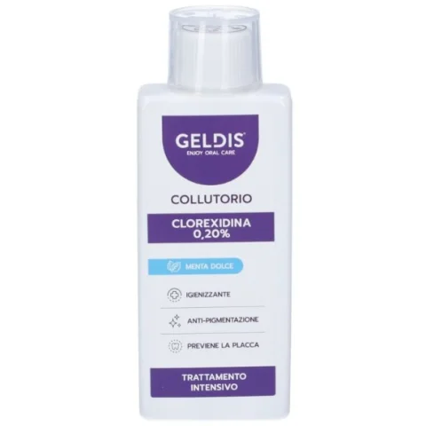 Geldis Collutorio Clorexidina 0,20% Menta dolce
