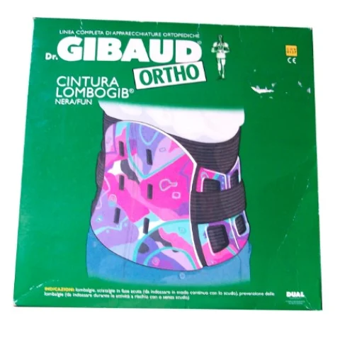 Gibaud Ortho Cintura Lombogib Nera/Fun Taglia 3