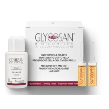 Glycosan Plus Bio-Complex Shampoo + Fiale antiforfora e prurito