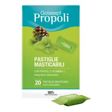 Golasept 20 Pastiglie con Propoli e Vitamina C Golasept 20 Pastiglie con Propoli e Vitamina C