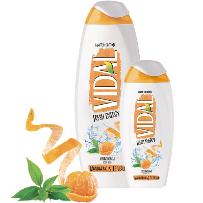 Vidal Bagnodoccia Fresh Energy Mandarino & Tè Verde 250ml