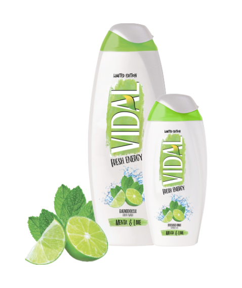 Vidal Bagnodoccia Fresh Energy Menta & Lime 250ml