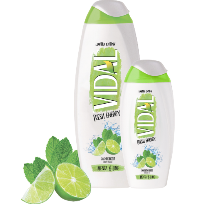 Vidal Bagnodoccia Fresh Energy Menta & Lime 250ml