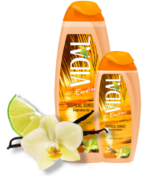 Vidal Bagnodoccia Tropical Sunset Vaniglia & Lime 500ml