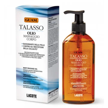 Guam Talasso Olio Massaggio Corpo 200 ml Massaggio Rassodante Anticellulite