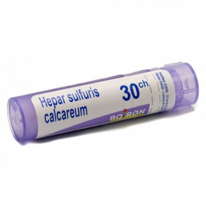 Hepar Sulfuris Calcareum 30CH granuli - Trattamento omeopatico di infiammazioni purulente