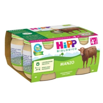 HIPP Biologico Omogeneizzato Manzo 4x80 grammi