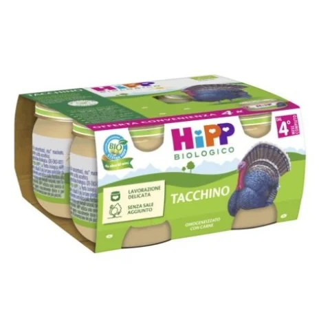 OMO HIPP Bio Tacchino*4x80g