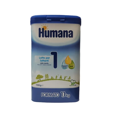 Humana 1 Latte per Lattanti in Polvere dalla Nascita fino al 6&deg; Mese Compiuto 1,1 Kg