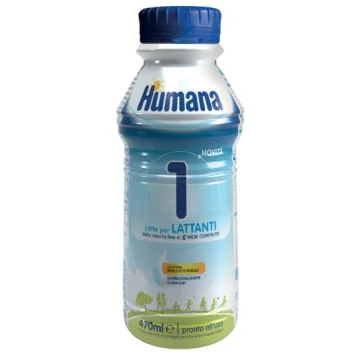 HUMANA 1 Latte per lattanti dalla nascita al 6&deg; mese compiuto 5HMO Liquido 470ml