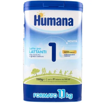 HUMANA 1 Latte in polvere per Lattanti dalla nascita al 6&deg; mese 1100 grammi