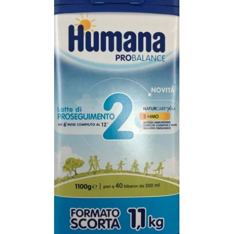 HUMANA 2 Latte di Proseguimento Dal 6&deg; mese al 12&deg; 5HMO 1,1kg
