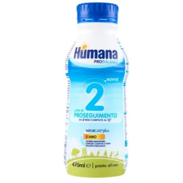 HUMANA 2 Latte di Proseguimento Dal 6&deg; mese al 12&deg; liquido bottiglia da 470ml