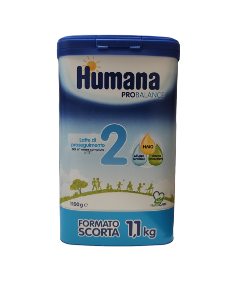 Humana Probalance 2 Latte di Proseguimento Polvere dal 6° Mese Compiuto al 12° Mese 1,1 Kg