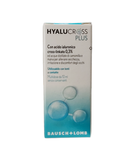 Hyalucross Plus Gocce Oculari Flacone Multidose 10 ml - Sollievo e comfort per occhi secchi