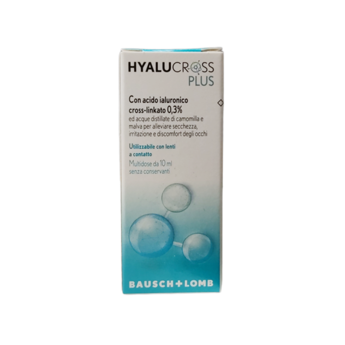 Hyalucross Plus Gocce Oculari Flacone Multidose 10 ml - Sollievo e comfort per occhi secchi
