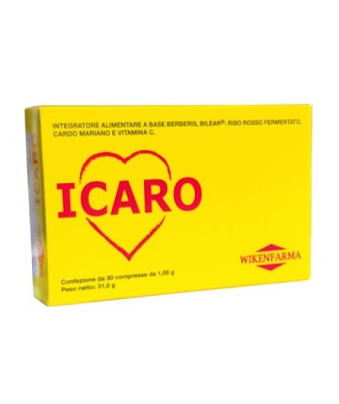 ICARO INTEGRATORE ALIMENTARE PER CONTROLLO COLESTEROLO 30 COMPRESSE