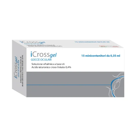 iCross Gel Gocce Oculari Lubrificanti 15 Minicontenitori da 0,35 ml