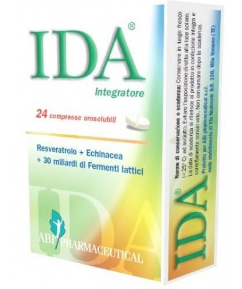 Ida Integratore di Fermenti Lattici con Immunostimolanti 24 Compresse Divisibili Idrosolubili