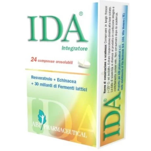 Ida Integratore di Fermenti Lattici con Immunostimolanti 24 Compresse Divisibili Idrosolubili