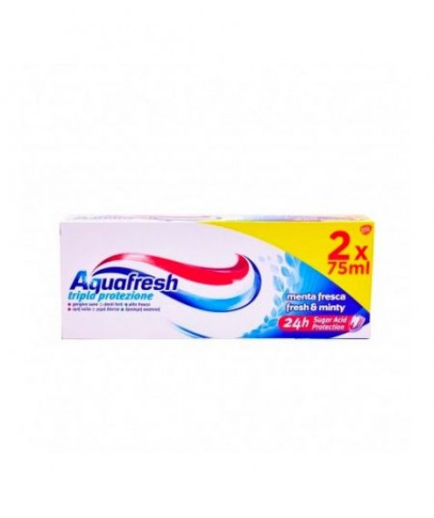 AQUAFRESH DENT TRIPLA PROTEZ 2X75M