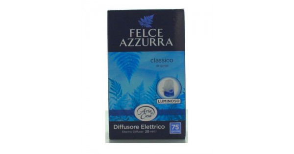 FELCE AZZURRA ARIA DIFFUSORE ELETTRICO LUMINOSO CON RICARICA TALCO