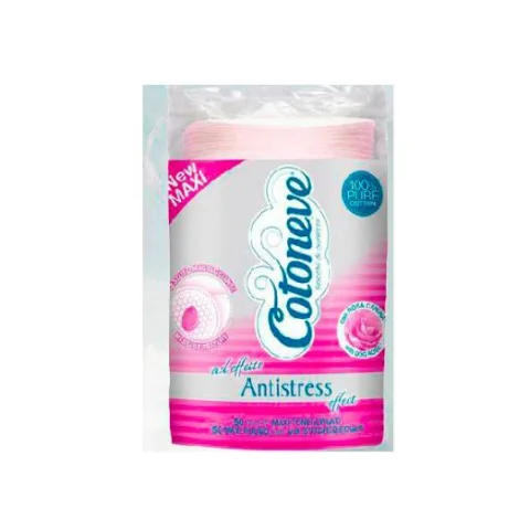 Cotoneve Maxi Dischetti Struccanti con Rosa Canina 50 Pezzi