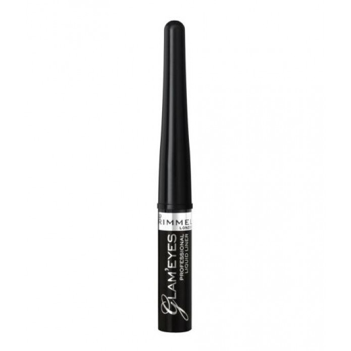 RIMMEL EYE LINER LIQ 001 BLACK