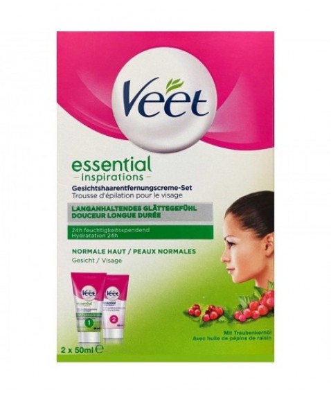 VEET KIT VISO PELLI NORMALI 2X50ML