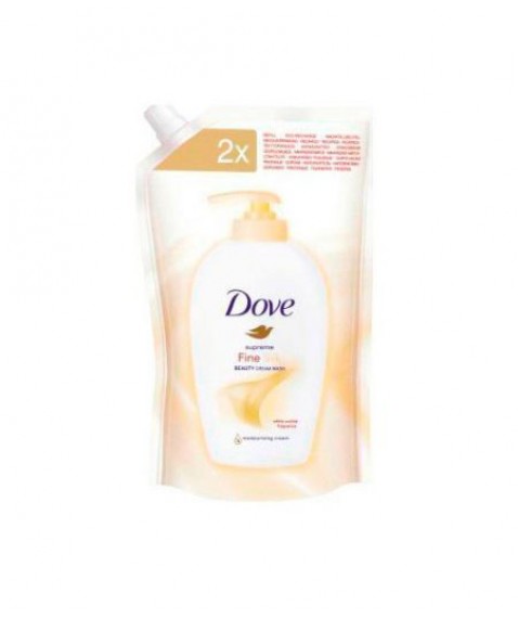 DOVE SAP SILK POUCH RIC 500 ML