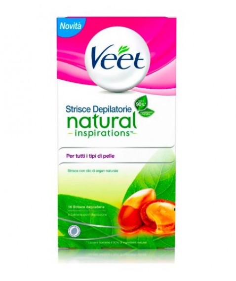 VEET STRISCE CORPO OLIO ARGAN X 16