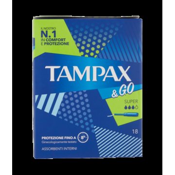 TAMPAX &GO SUPER 18PZ 8423