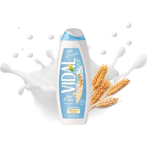 Vidal Bagnodoccia Milk & Cream Idrata & Nutre 500ml