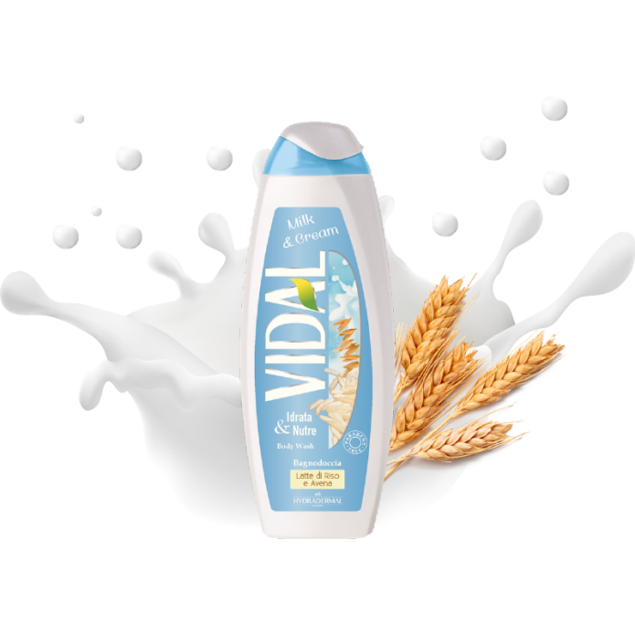 Vidal Bagnodoccia Milk & Cream Idrata & Nutre 500ml