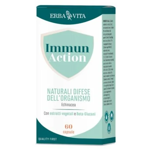 IMMUN ACTION 60 Capsule Integratore Difese Immunitarie ErbaVita IMMUN ACTION 60 Capsule Integratore Difese Immunitarie ErbaVita