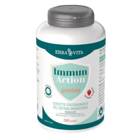IMMUN ACTION Integratore ErbaVita 30 caramelle gommose