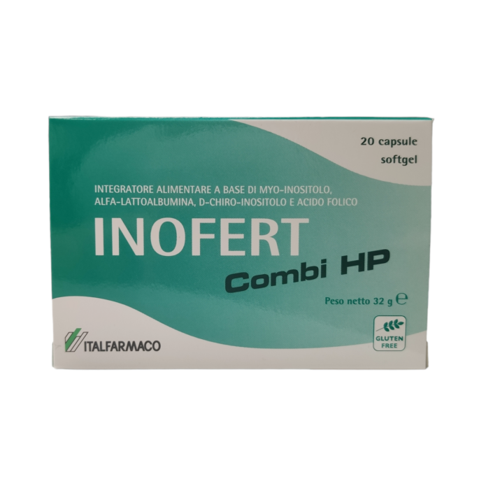 Inofert Combi HP 20 Capsule Softgel - Integratore alimentare per ovaio policistico