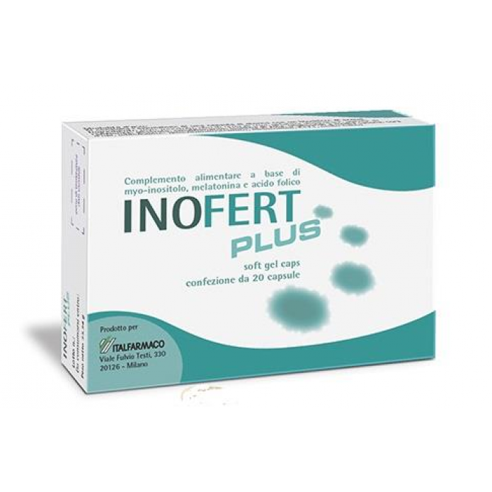 Inofert Plus 20 capsule soft gel - Integratore per la fertilità
