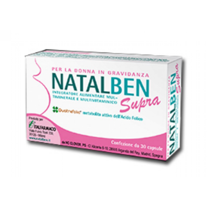 Natalben Supra 90 Capsule - Integratore alimentare per la donna in gravidanza