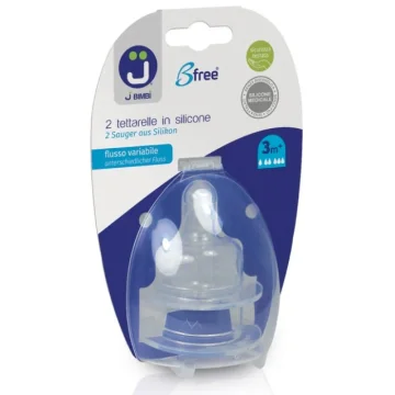 J BIMBI B-FREE 2 Tettarelle in Silicone flusso variabile