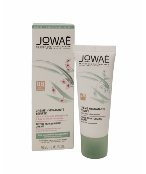 Jowae Crema Idratante Colorata Dorata Medium Viso 30 ml