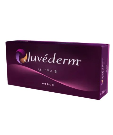 Juvederm Ultra 3 Filler Acido Ialuronico per Volume e Contorno Labbra 2 Siringhe da 1 ml