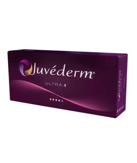 Juvederm Ultra 4 Filler per labbra e zigomi 2 Siringhe Acido Ialuronico da 1 ml