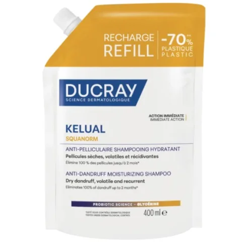 Kelual Squanorm Shampoo Idratante Antiforfora Ricarica 400ml