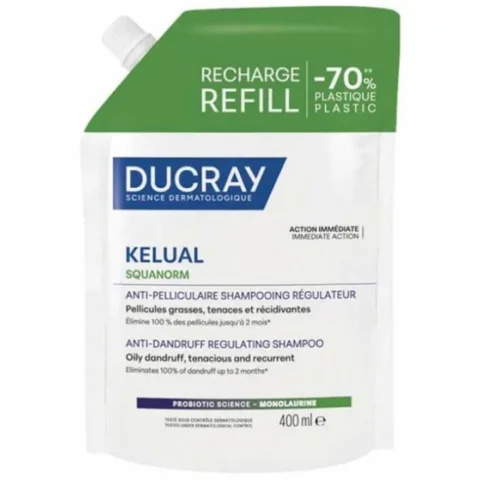 KELUAL SQUANORM Shampoo regolatore anti-forfora Refill 400ml