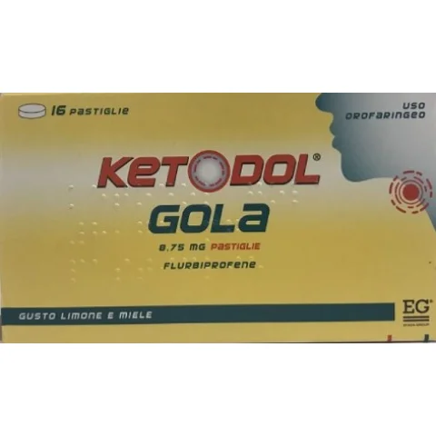 KETODOL GOLA 16 PASTIGLIE LIMONE E MIELE